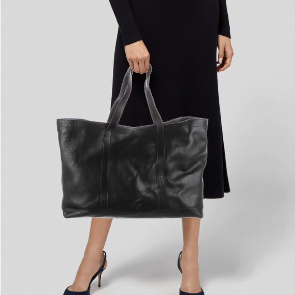 MULBERRY Black Leather Tote Bag - Picture 4 of 6